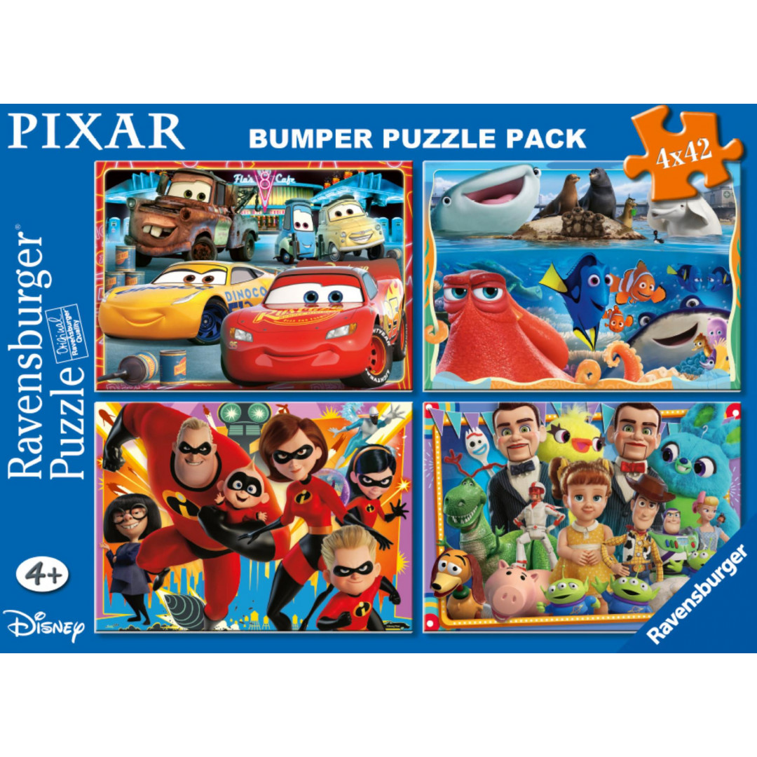 Ravensburger Disney Pixar 4X42Pc Bumper Pack Mr Toys