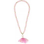 Pink Poppy Ballerina Charm Necklace