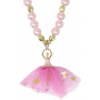 Pink Poppy Ballerina Charm Necklace
