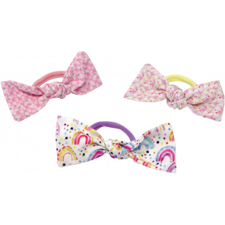 Pink Poppy - Sweet N Cute Knotted Bow Hair Elastics Set