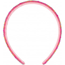 Pink Poppy - Fancy Shiny Headband
