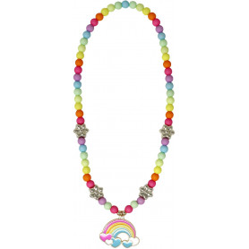 Pink Poppy - Daisy Rainbow Necklace