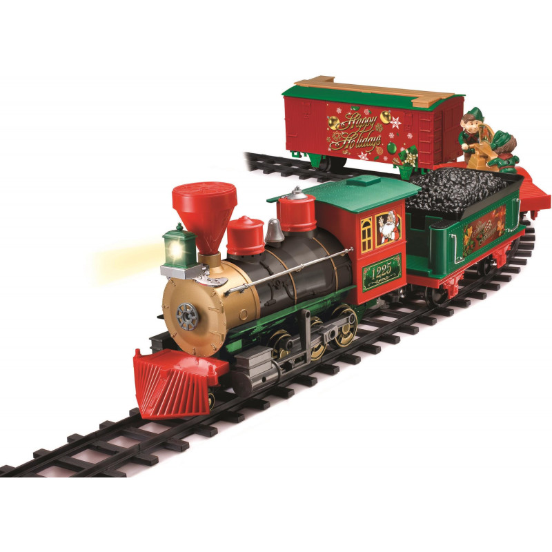 Battery Operated Happy Holiday Express Train Set (35 Pcs) - G