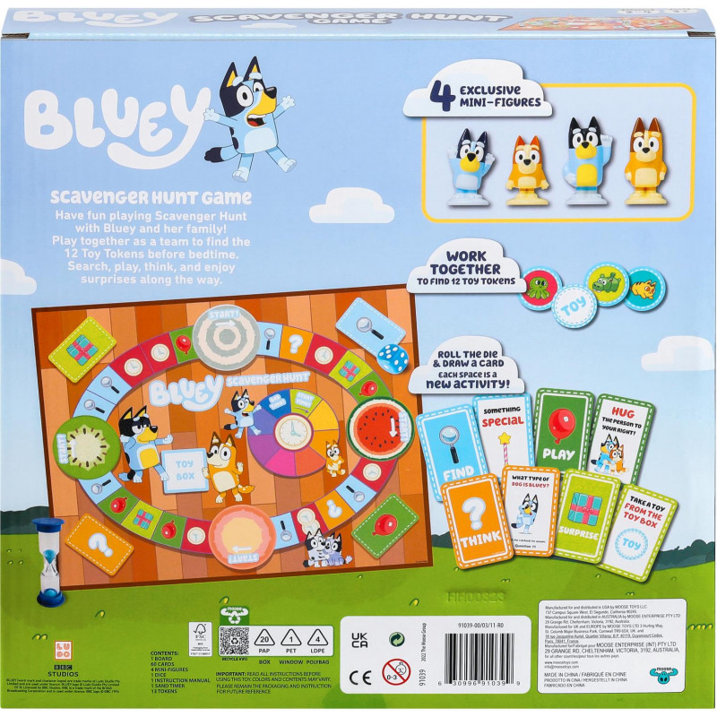 Bluey Scavenger S2 Hunt Game | Mr Toys Toyworld