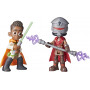 Star Wars Young Jedi Adventures Pop-Up Lightsaber Duel Kai Brightstar & Taborr