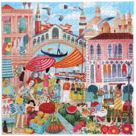 1000 Pc Puzzle Venice Market