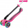 Globber Go Up Fold Plus Convertible Scooter With Light Up Wheels - Pink
