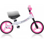 Globber Go Bike Balance Bike - White/ Neon Pink