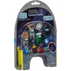 Among Us- Crewmate 5 Pack Figure Blister Pack