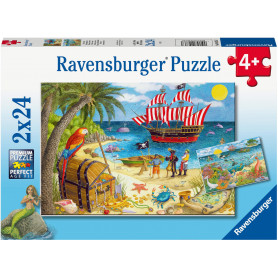 Ravensburger - Pirates And Mermaids 2X24Pc