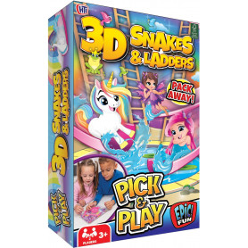 Travel Game 3D Snakes & Ladders Pick & Play