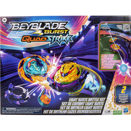 Beyblades Quad Strike Light Ignite Battle Set