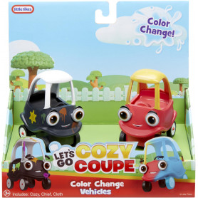 Let’S Go Cozy Coupe 2Pk Colour Change Vehicles