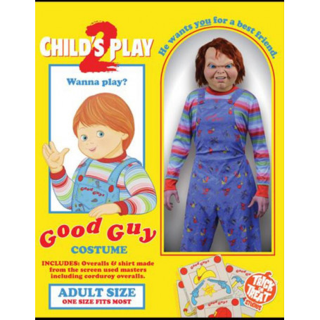 Child's Play 2  - Deluxe Good Guy Costume Adult