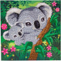 Crystalart - Koala Hugs, 18X18cm Card