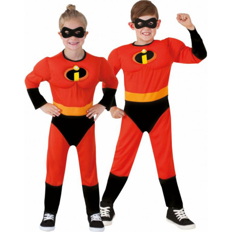 INCREDIBLES 2 DELUXE JUMPSUIT COSTUME - SIZE 3-5