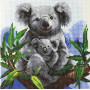 Crystalart - Cuddly Koalas, 30X30cm Kit