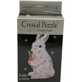 Crystal Puzzle Bunny Rabbit Clear