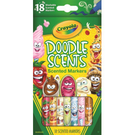 Crayola Doodle Scents 18 Washable Markers