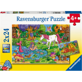 Ravensburger - Magical Forest 2X24Pc