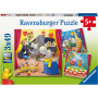 Ravensburger - Animals On Stage 3X49Pc