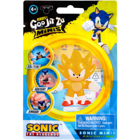  Heroes of Goo Jit Zu Minis Sonic 6 Pack - Collectible Stretchy  Minis, 6 Stretchy Sonic Characters : Toys & Games