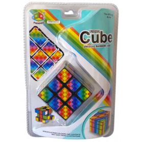 Pixel Rainbow Cube Puzzle