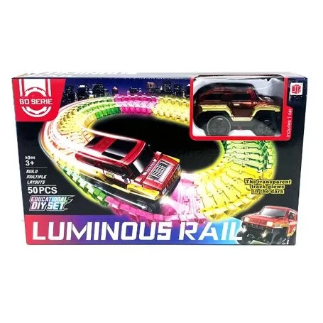 Glow Track With 50Pcs And Car