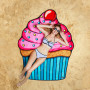 Bigmouth Gigantic Cupcake Beach Blanket