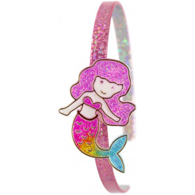 Pink Poppy - Shimmering Mermaid Headband