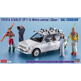 1/24 Toyota Starlet EP71 Si White Limited (3Door)  Ski Version