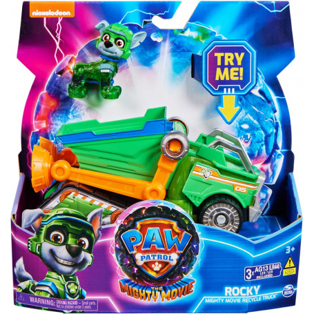 PAW Patrol The Mighty Movie Themed Vehicle - Rocky Solid