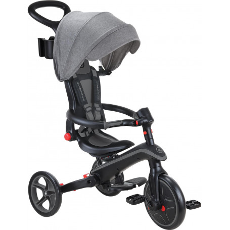 Globber Explorer 4In1 Foldable - Black/Grey