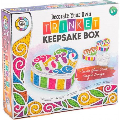 Decorate Your Own Trinket Keepsake Box