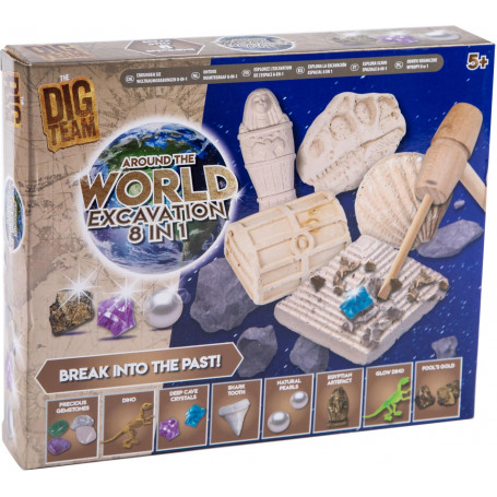 Dig 8 In 1 World Excavation Kit