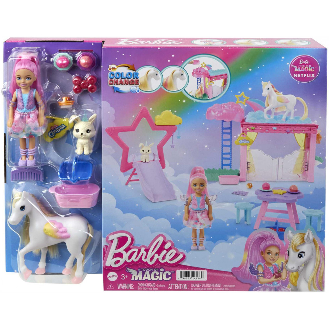 Barbie A Touch Of Magic Chelsea Pegasus Playset