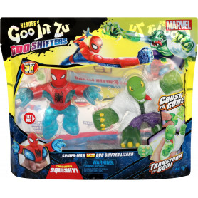 Heroes Of Goo Jit Zu Marvel S7 Goo Shifters Versus Pk Spider-Man Vs The Lizard
