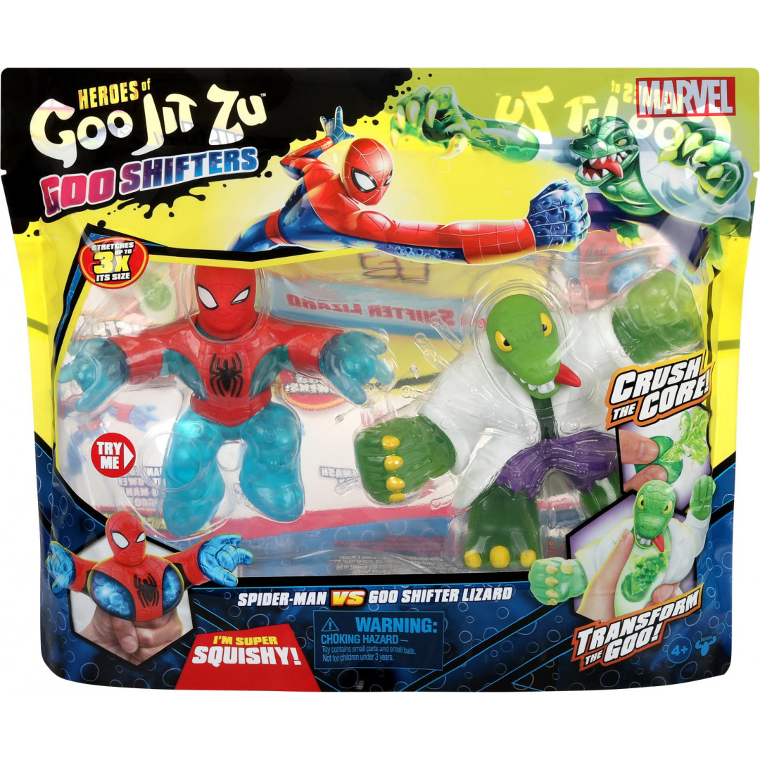 Heroes Of Goo Jit Zu Marvel S7 Goo Shifters Versus Pk Spiderman 3921