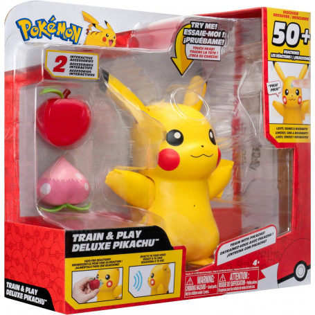 Pokémon Pikachu Train And Play Deluxe Interactive Action Figure : Target