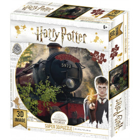 Super 3D 500pc - Harry Potter Trains