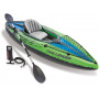 Challenger K1 Kayak (With 86" Aluminum Oars, 68614), With Cargo Net 274cmx76cmx33cm