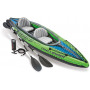 Challenger K2 Kayak (With 86" Aluminum Oars, 68614), With Cargo Net 351cmx76cmx38cm