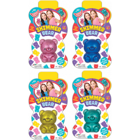 JA RU HAPPY BUNCH SHIMMER BEAR  (D144)