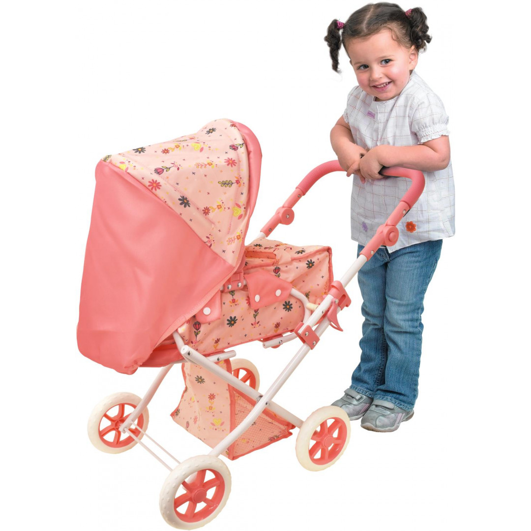 Deluxe Pram 46cm / 18". Doll Not Included Mr Toys Toyworld