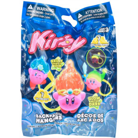 Kirby Collectible Backpack Hangers - Glow In The Dark