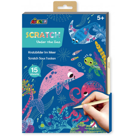 Avenir - A5 Scratch Book - Under The Sea