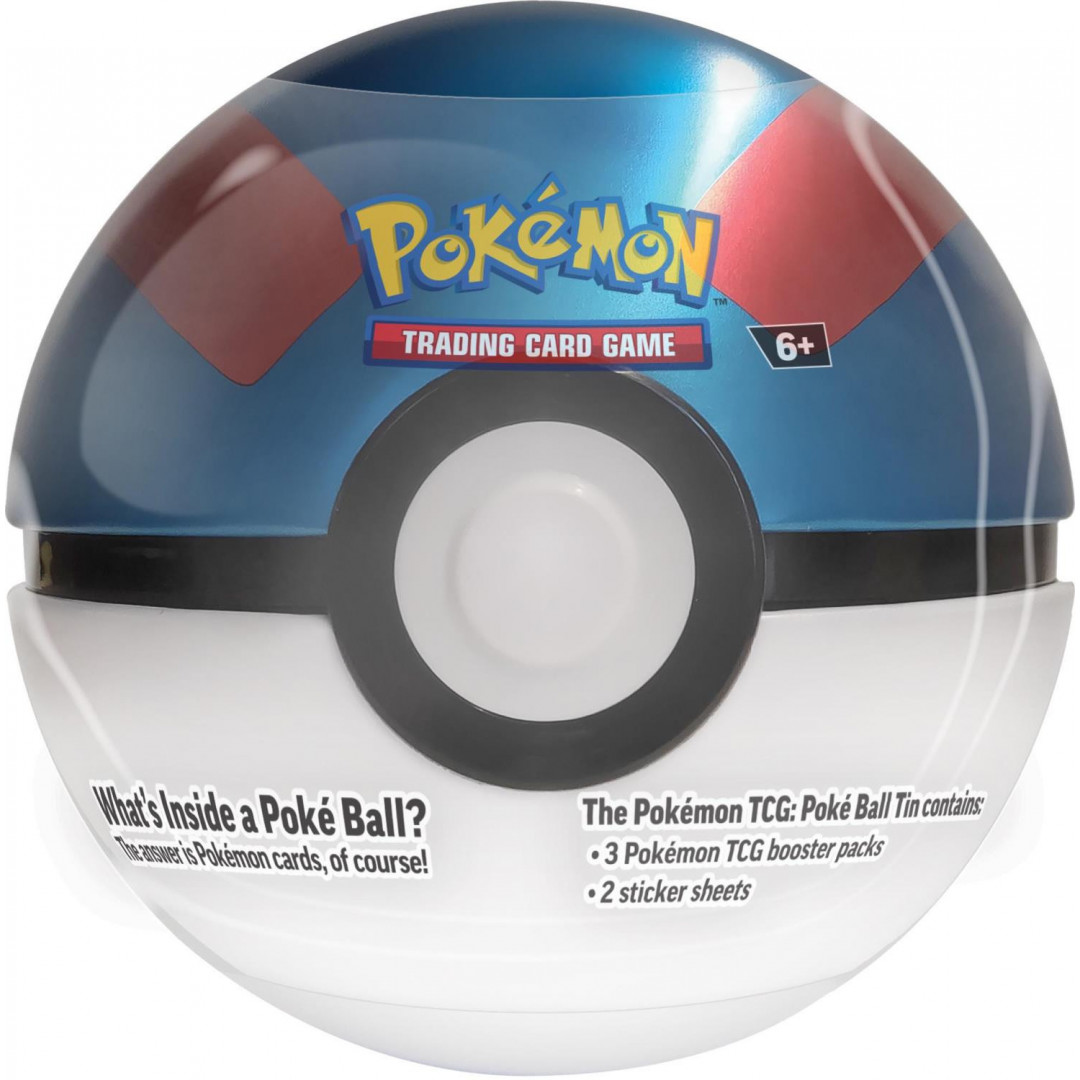 Pokemon Trading Card Game Pokeball Tin Assorted Mr Toys