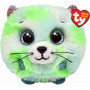 Ty Beanie Balls Evie - Green Cat Ball