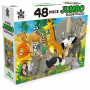 48 Piece Jumbo Floor Puzzle Wild Animals