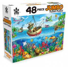 48 Piece Jumbo Floor Puzzle Fisherman’S Wharf